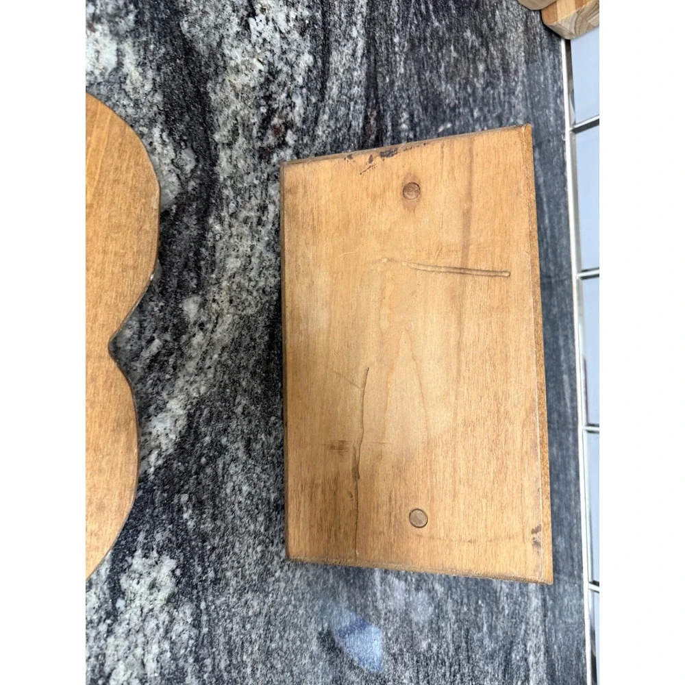 Vintage Wooden Welcome Friends Heart Napkin Holder Farmhouse Decor cottage core